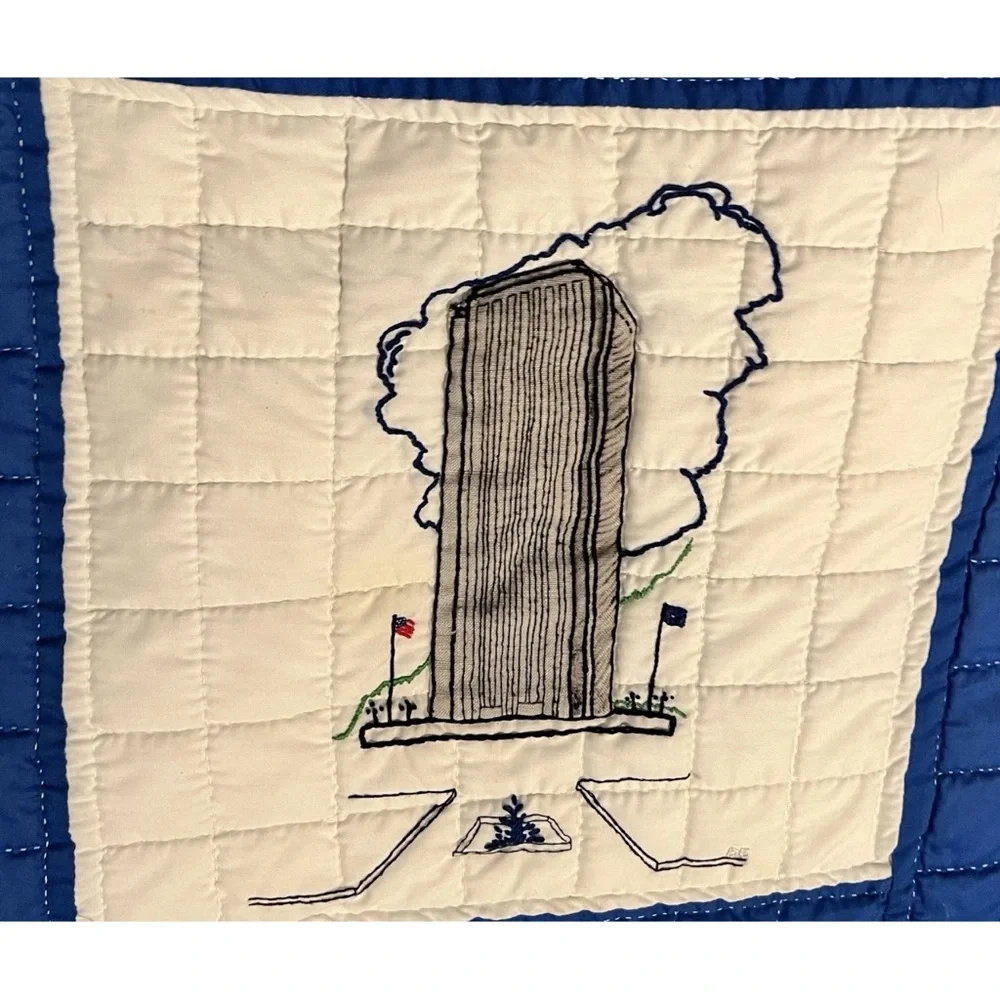 Quilt vintage 1985 Alice McDonald Unique Commemorative‎ Present Kentucky Educate